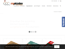 Tablet Screenshot of mypizzabox.de